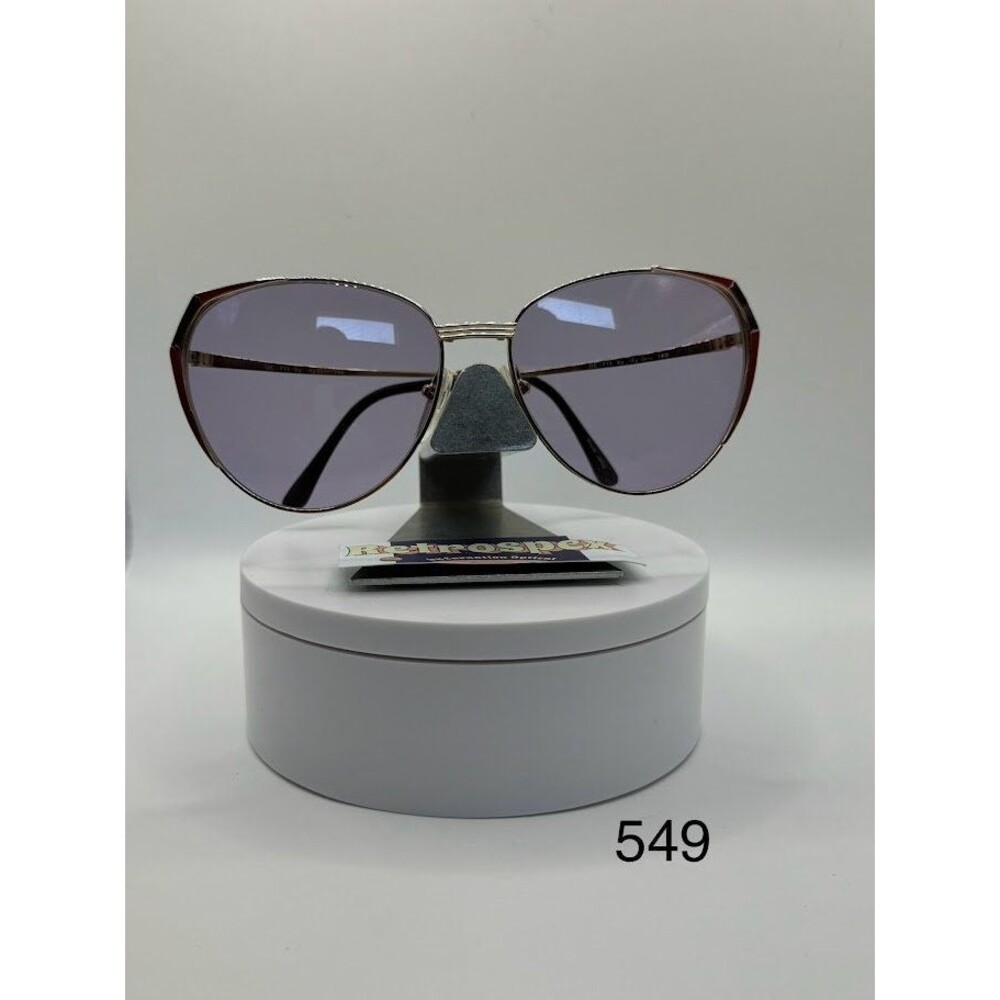 True Vintage Oversize Sunglasses NOS | Butterfly Style Purple Lens Oleg Cassini